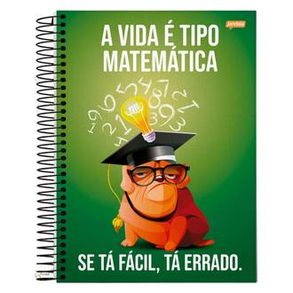 CADERNO UNIV CAPA DURA 10X1 160FLS - INSANO - PCT 4 - JANDAIA