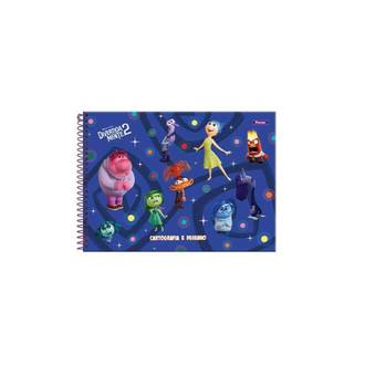 CADERNO DESENHO CAPA DURA 80FLS - ESPIRAL - DIVERTIDA MENTE - UN - FORONI