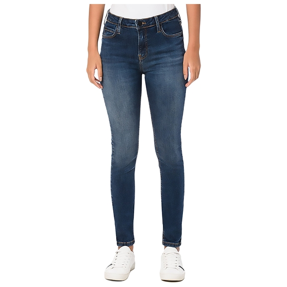 CALÇA JEANS FEMININA SUPER SKINNY CINTURA MÉDIA CALVIN KLEIN JEANS