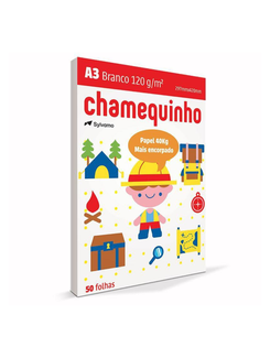 PAPEL CHAMEQUINHO 120G 50FLS - A3 - CX 20 - CHAMEX