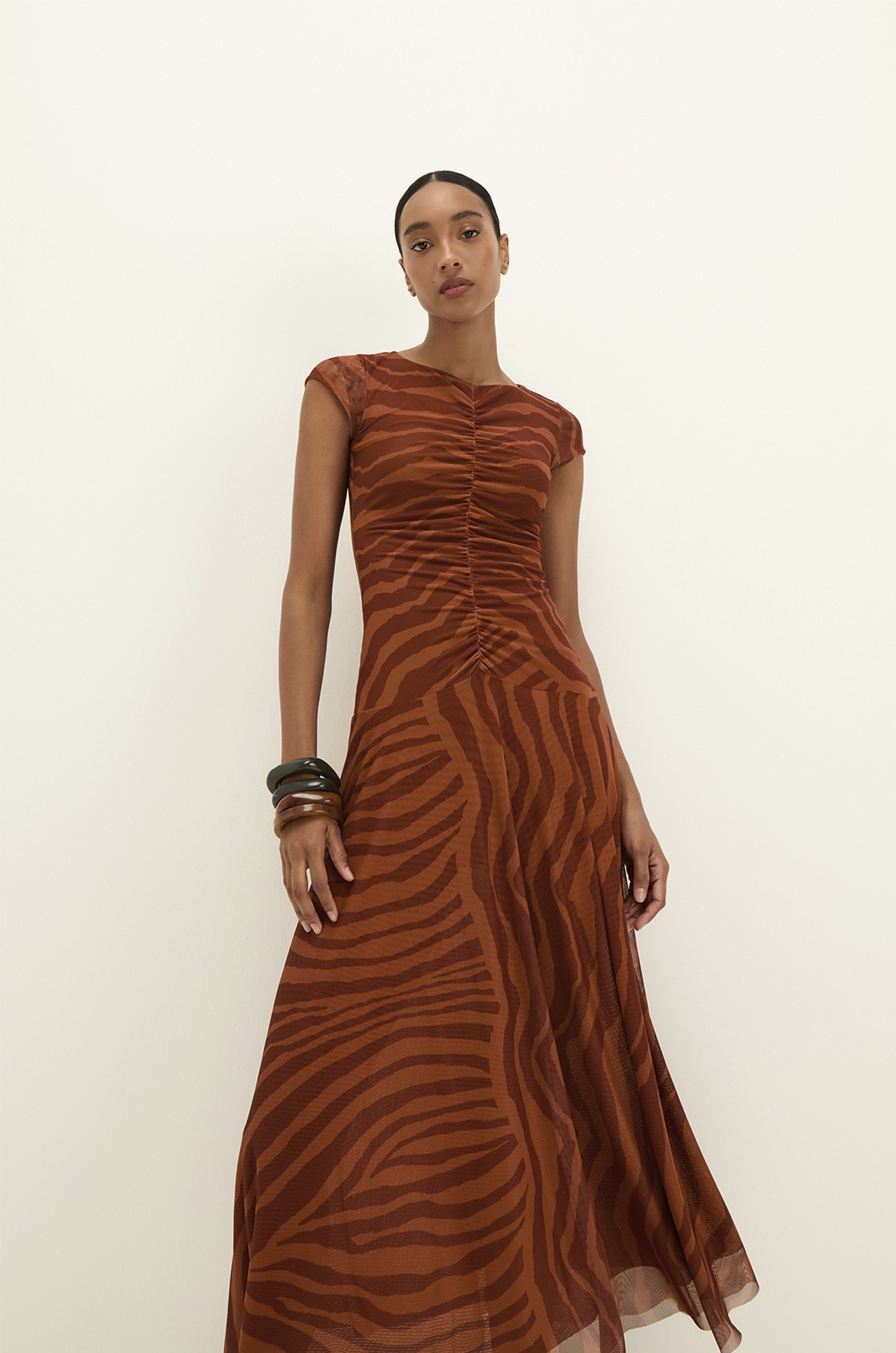 VESTIDO MIDI SUSAN SUNDOWN