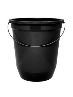 BALDE PLASTICO 18L 3088 - PRETO - UN - JAGUAR
