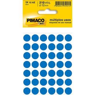 ETIQUETAS P/IDENTIFICACAO  - TP-12AZ - UN - PIMACO