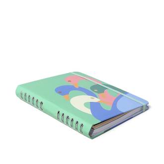 CADERNO ARGOLADO LAGOA A5 / PEDALINHO - UN - CICERO