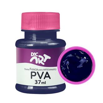 TINTA PVA FOSCA 37ML  - AZUL MARINHO - CX 12 - DAC
