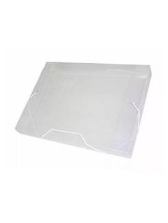 PASTA ELASTICO PLASTICA 4CM OFICIO - 1024 - CRISTAL - PCT 10 - ACP
