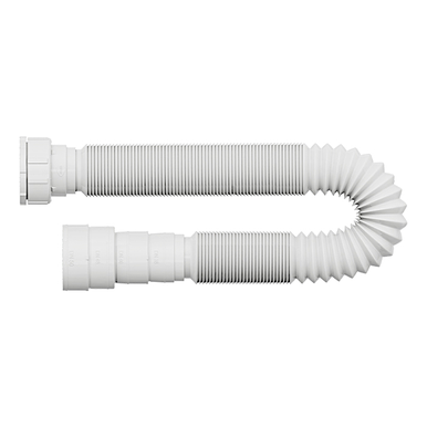 SIFÃO TUBO EXTENSÍVEL UNIVERSAL ABS BRANCO 1.10M BLUKIT