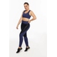 Top Fitness Médio Impacto Feminino Roma Azul Escuro - 2