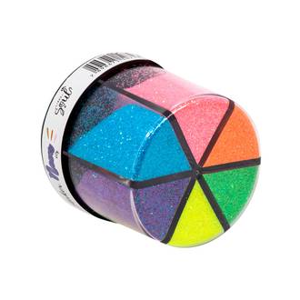 GLITTER SHAKER NEON 60G C/6 CORES - GLL0400 - UN - BRW