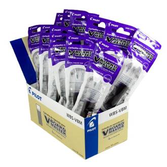 REFIL P/MARCADOR QUADRO BRANCO V BOARD MASTER - 5,5ML - VIOLETA - CX 12 - PILOT