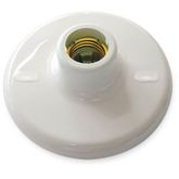 PLAFONIER BASE BLUMENAU C/PORC 100W BRANCO