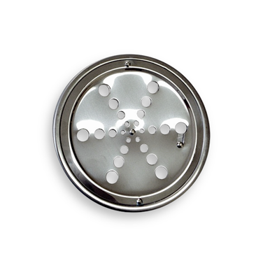 GRELHA INOX ROTATIVA AMINOX COM CAIXILHO REDONDA 100 MM Ref: 102