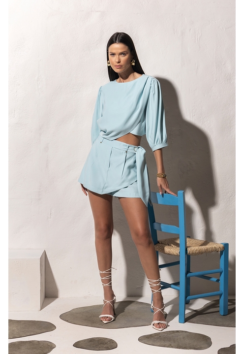 Blusa Chloe Pacific Blue - 4