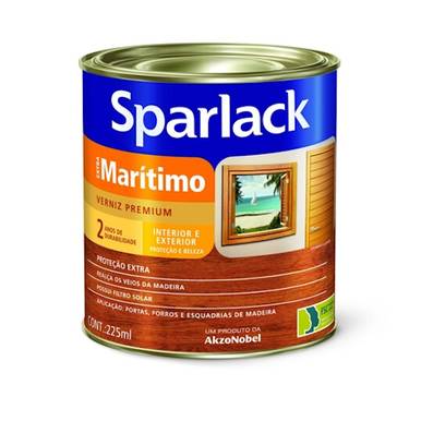 VERNIZ SPARLACK EXTRA MARÍTIMO Brilhante (base solvente) NATURAL 0.225L
