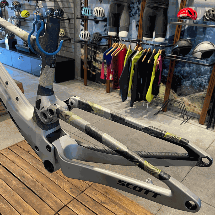 Quadro SCOTT Spark RC comp em Carbono cinza camuflado