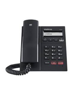 TELEFONE C/FIO C/ ID IP TIP 125I - PRETO - UN - INTELBRAS