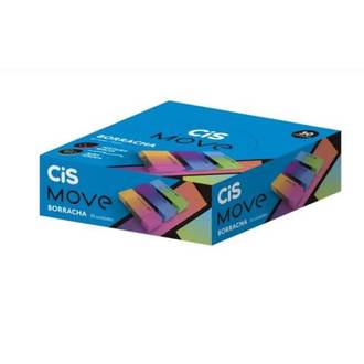 BORRACHA MOVE CORES SORTIDAS - 520677 - CX 30 - CIS