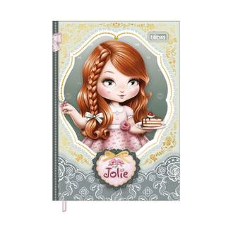 CADERNETA COSTURADA CAPA DURA 96FLS - 384542 - JOLIE - UN - TILIBRA