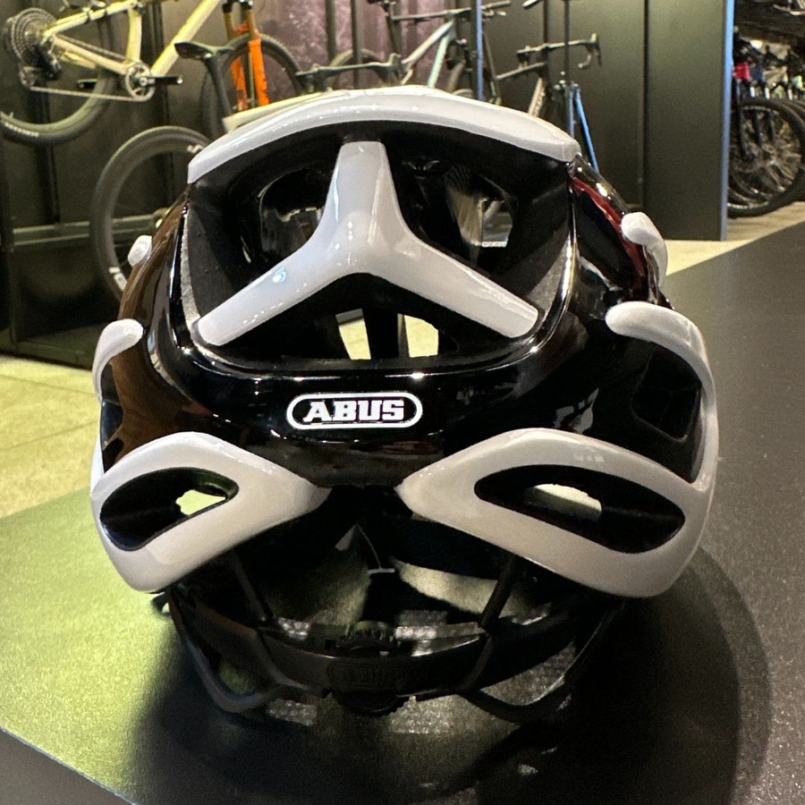 Capacete Abus Airbreaker Branco Brilhante