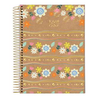 CADERNO UNIV CAPA DURA 10X1 160FLS - 72791-26 - KRAFT COLOR - PCT 4 - JANDAIA