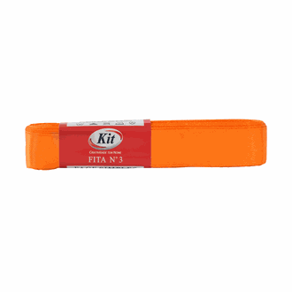 FITA CETIM Nº 3 15MMX10M  - LARANJA - UN - KIT