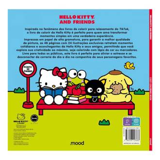 LIVRO DE COLORIR HELLO KITTY - COZY BOOK - UN - CIRANDA CULTURAL