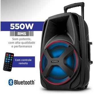 CAIXA DE SOM BT 550W-  CONNECT POWER PLUS-  CM-550 - PRETO - UN - MONDIAL