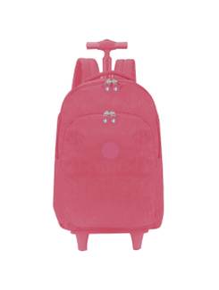 MOCHILA C/RODAS CASUAL CRINKLE YS41052RO - ROSA - UN - YINS
