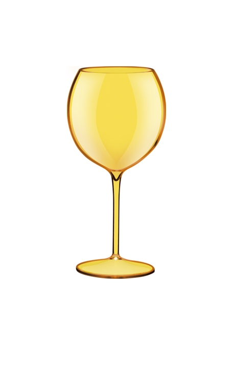 Taça para Gin Boccati 650ml (amarela translúcida)