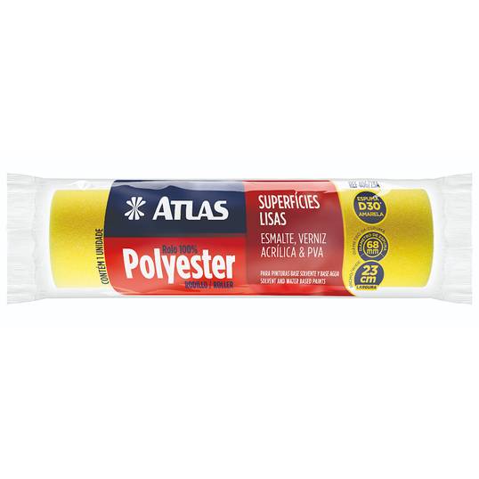 ROLO DE PINTURA EM ESPUMA ATLAS 23 CM S/SUPORTE