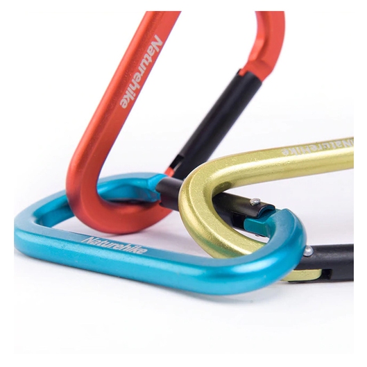 MOSQUETÃO CHAVEIRO KEYLOCK 8 CM NATUREHIKE LARANJA