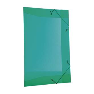 PASTA ELASTICO PLASTICA OFICIO - 0254 - VERDE - UN - DELLO