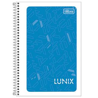 CADERNETA ESPIRAL CAPA DURA 80FLS - LUNIX - UN - TILIBRA