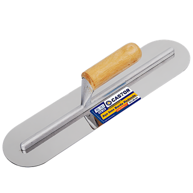 DESEMPENADEIRA DE AÇO INOX COM BORDA REDONDA CASTOR 10 X 40CM