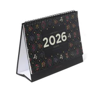 CALENDARIO ANUAL JARDIM 20X15 - PRETO - UN - CICERO