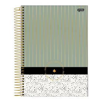 CADERNO UNIV CAPA DURA 1X1 80FLS - 72798-26 - DOTS E SPOTS - UN - JANDAIA