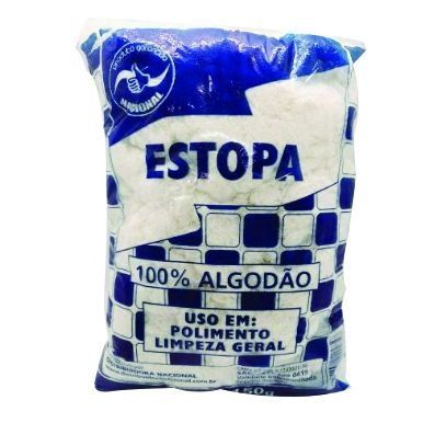 ESTOPA NACIONAL BRANCA 400g
