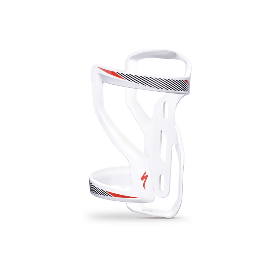 Suporte De Garrafa Specialized Zee Cage 2 Esquerdo Branco e Preto