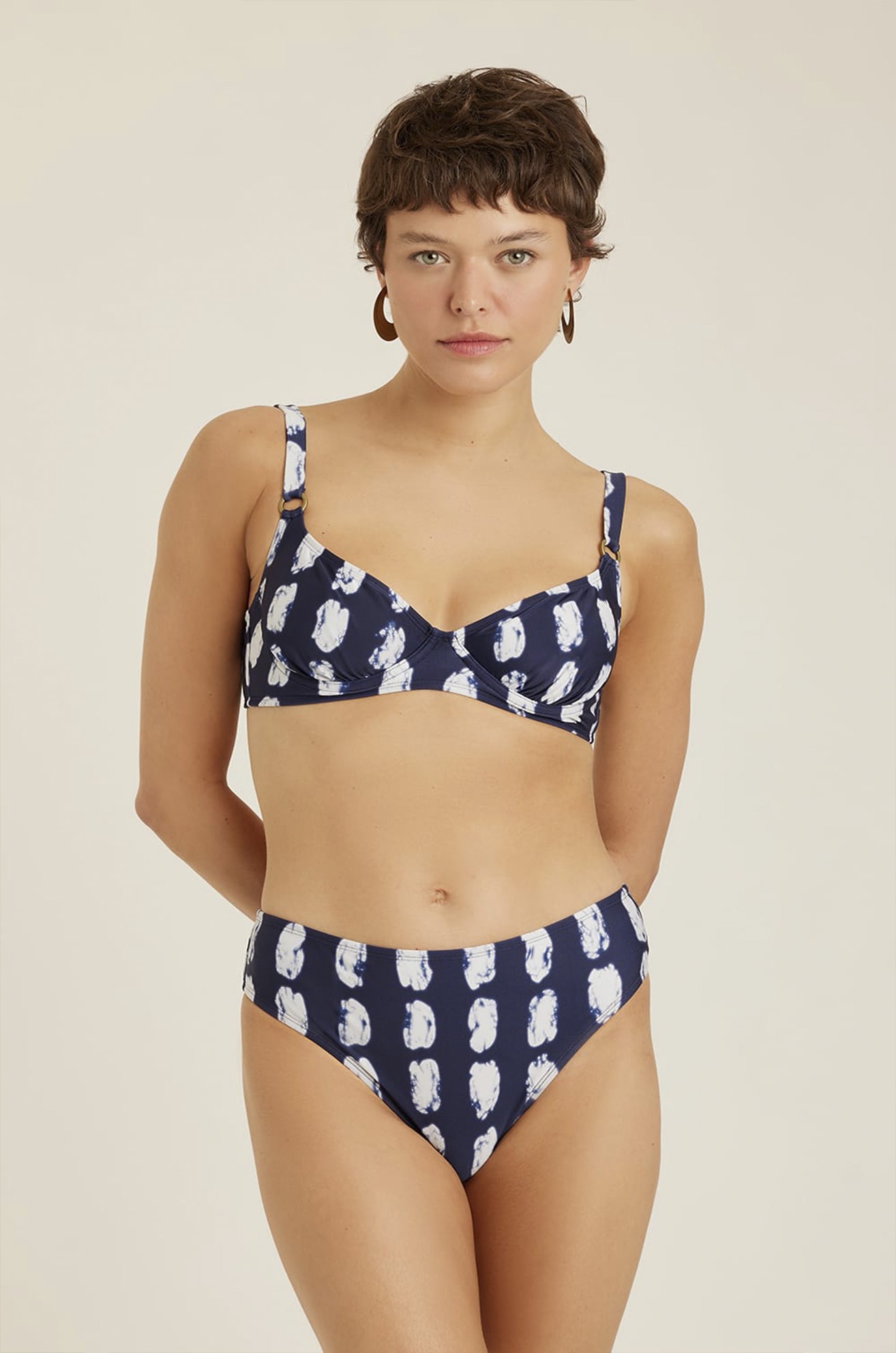Top meia taça gigi recycled marítima