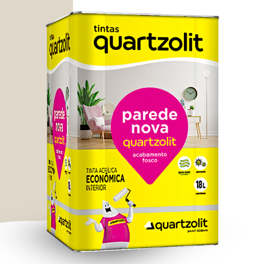 ACRÍLICO QUARTZOLIT PAREDE NOVA ECONÔMICO BRANCO GELO 18.0L