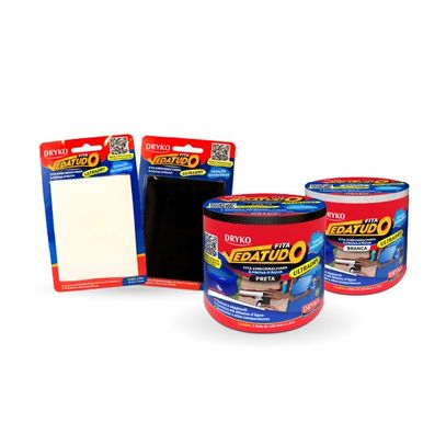 FITA VEDA TUDO ULTRADRAY 1,5m BRANCO DRYKO