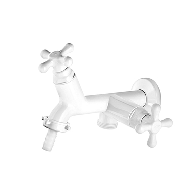 TORNEIRA PARA MÁQUINA DE LAVAR ABS VIQUA BRANCA 1130982