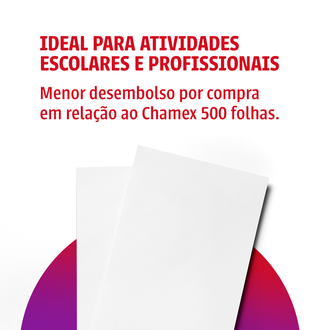 PAPEL CHAMEX 75G 300FLS - A4 - UN - CHAMEX