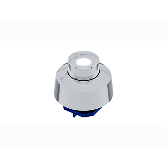 BOTÃO PARA CAIXA ACOPLADA ACIONAMENTO PNEUMÁTICO ABS CROMADO BLUKIT