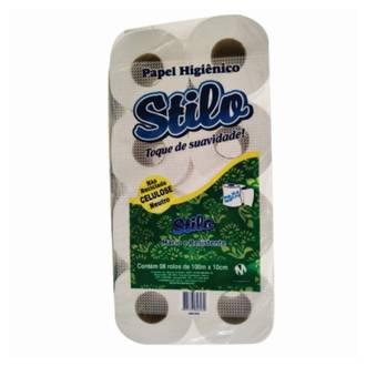 PAPEL HIGIENICO STILO C/8 100M - 100% CELULOSE - UN - MEYORS