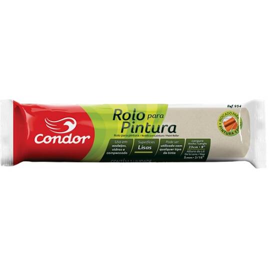ROLO DE LÃ EPOXI CONDOR  REF: 954 23 CM S/SUPORTE