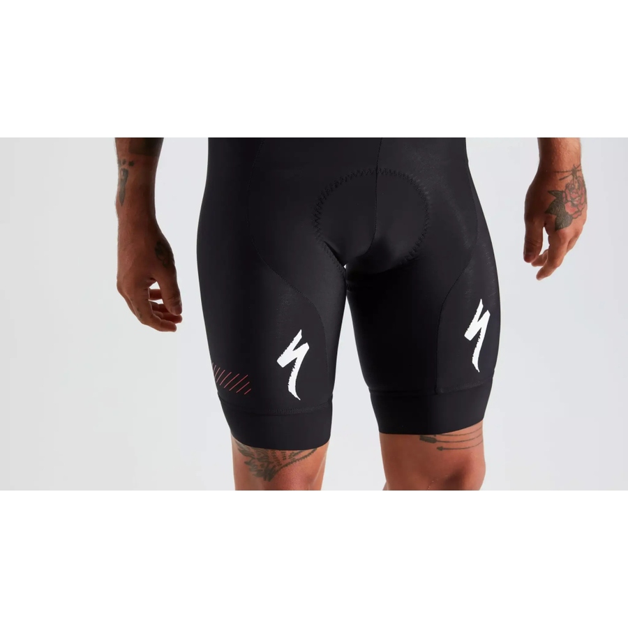 Bretelle Specialized Team SL Masculino Preto e Vermelho