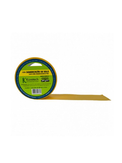 FITA DEMARCACAO DE SOLO 48X14  - AMARELO - UN - KORETECH