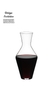 Decanter Riedel Veloce Caixa de Madeira revestida em courino 