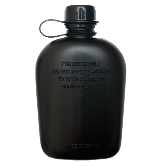 CANTIL PLASTICO 0.9L C/ CAPA NAUTIKA PRETO